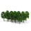 Model Train Trees 1:150 Scale Assorted 40PC 5