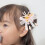 Presilhas de cabelo com flor e borla para mulheres – Pacote com 2 4