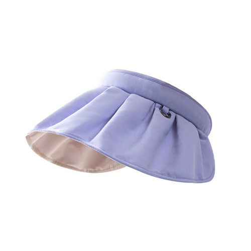 Dame solhat med bred skygge, bomuld og spandex, 57 cm 1