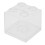 Cofrinho em forma de bloco de montar transparente (1 unidade) 2