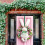Decoração de banner vertical para porta externa com tema de Páscoa 6