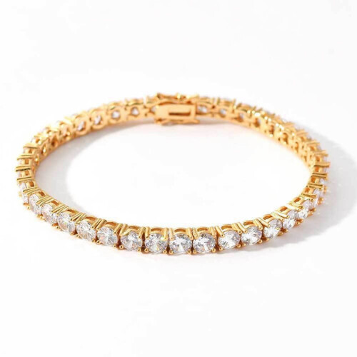 Amazon Essentials tennisarmband, 18k verguld sterlingzilver 1