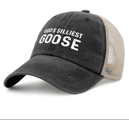 Vintage Mesh Trucker Καπέλο για Άνδρες – Μαύρο 2