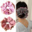 Ruffled Double-Layer Scrunchies for Women Korean Style 2
