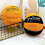 Basketball Plush Toy White Super Soft Embroidered 4