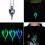 Wolf hanger ketting van lichtgevende legering 3