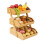 3-Tier Bamboo Fruit Stand for Kitchen Storage 1