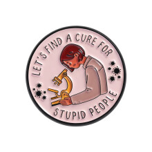Unique Laboratory Researcher Badge Sarcastic Pin For Detail
