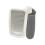 Handheld Magnifier Rectangular Magnifying Glass Foldable-grey 1
