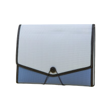 13 Pockets Expandable File Organiser Filing Bag with-Blue FC.