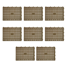 Simple Setups Adjustable Plant Protectors for Home Garden-Brown