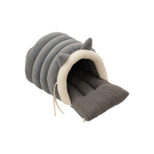 High Density Cotton Filled Cats Bed-light gray 50X40X30cm