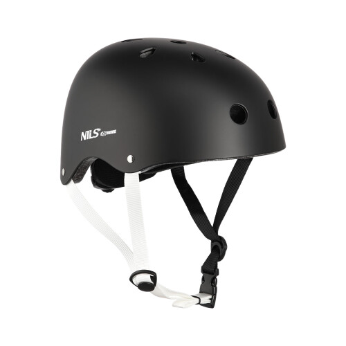 Zwarte XS-helm, maat 48-52 cm