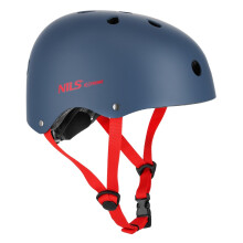 Helm Grijs-Rood XS (48-52cm)