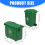 2Pcs Realistic Waste Baskets Trash Bin Model Figure Doll House 3
