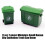 2Pcs Realistic Waste Baskets Trash Bin Model Figure Doll House 4