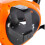 Exercise Bike, Black-Orange, Adjustable Resistance 10