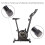Magnetische hometrainer, verstelbare weerstand, zwart 2