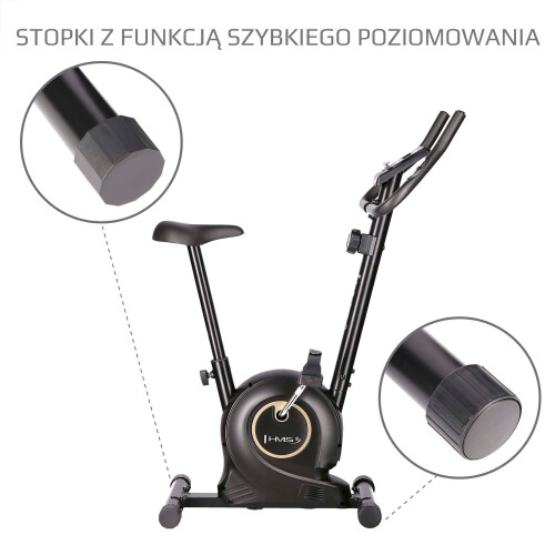 Magnetische hometrainer, verstelbare weerstand, zwart 1