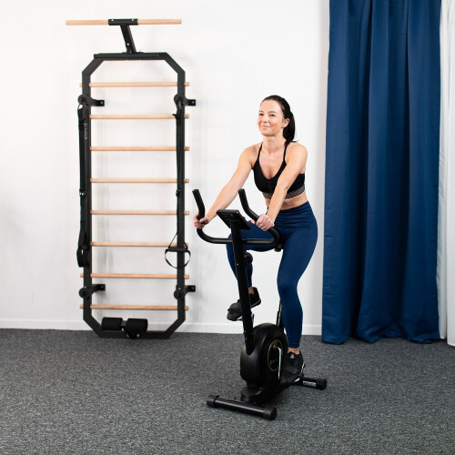 Magnetische hometrainer, verstelbare weerstand, zwart 2