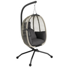 Outdoor Swing Chair with Thick Padded Cushion