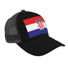Kroatiens flagga basebollkeps justerbar solhatt för män och kvinnor