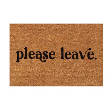 Funny 'Please Leave' Doormat Polyester40x60cm