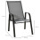 Set of Four Stackable Mesh Seat Chairs - Dark Grey 2