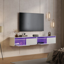 Floating TV Stand for 55 65 70 75 78 85 95 inch TV