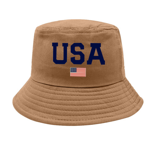 Amerikansk flag-bøllehat – Solhat i bomuld til 4. juli