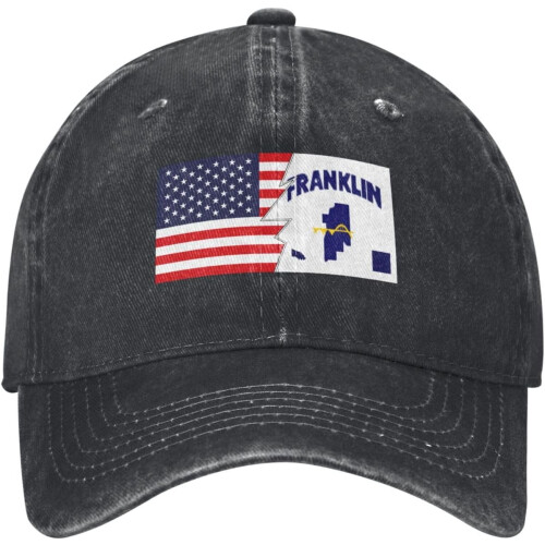 Franklin County AR Flag Baseballkasket – Justerbar Bomuld 1