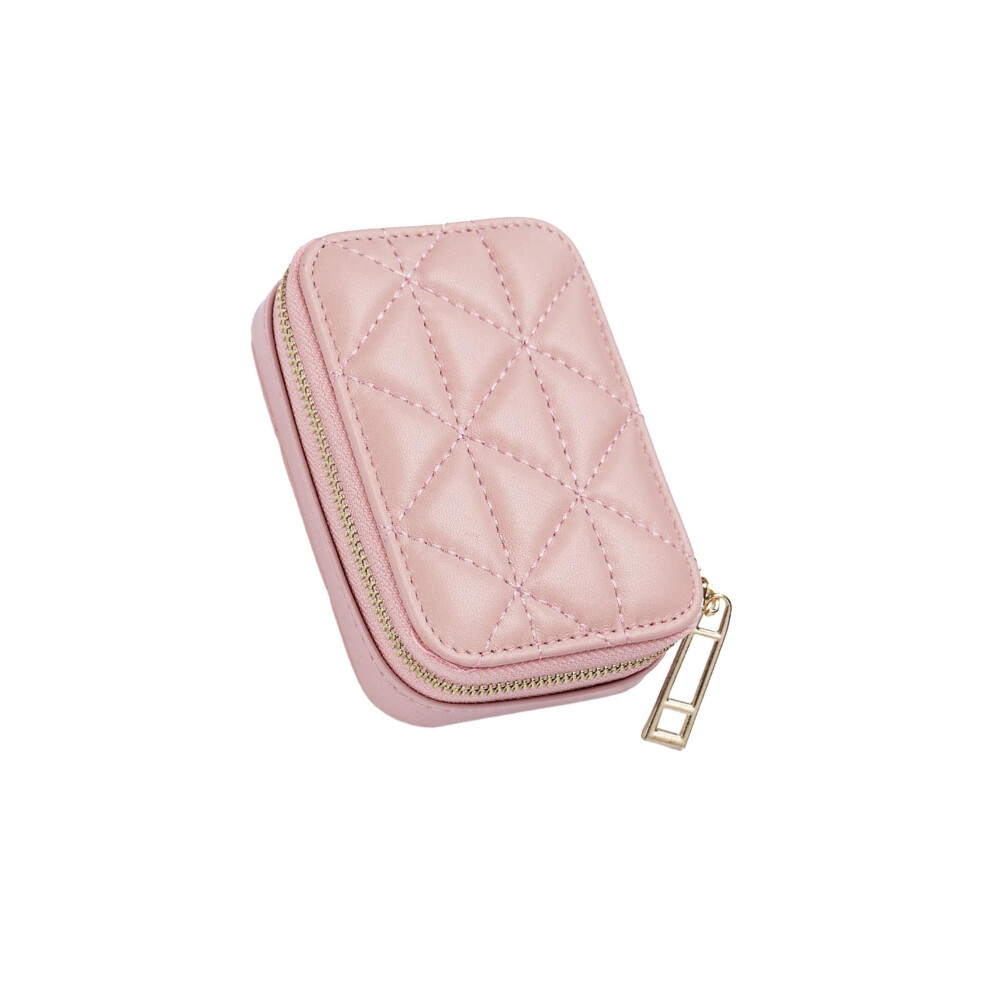 Pink (, 10.5X7.5x3.5cm) Practical Mini Cosmetic Bag Stylish Lipstick Case With Convenient