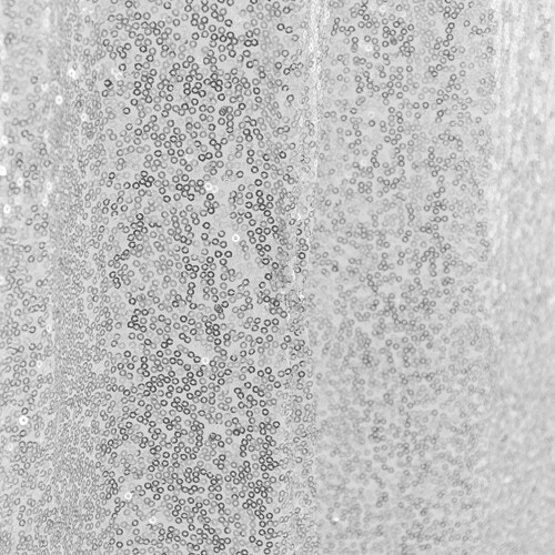 Glitter Round Tablecloth 47 in, Polyester Wedding Party 2