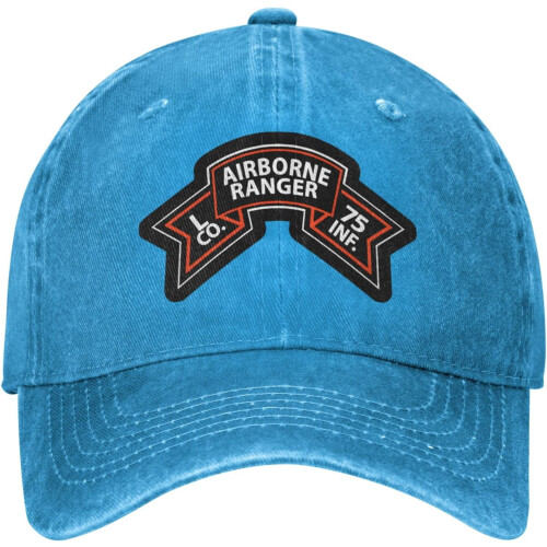 Ρυθμιζόμενο καπέλο μπέιζμπολ Unisex L Co75th Infantry Ranger 1