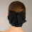 Fermaglio per capelli nero con fiocco per donna – 1 pezzo 2