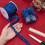 Blue Polyester Tinsel Garland 20m x 2cm 3