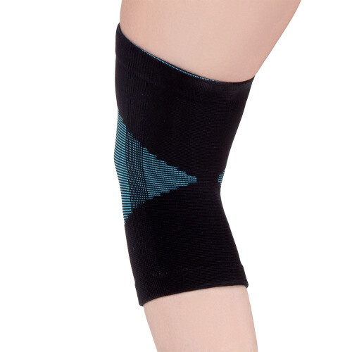 Knee Support, Turquoise-Black, Size M 2