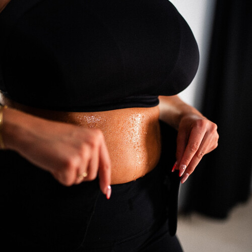 Plus Size Black Waist Support Belt 2