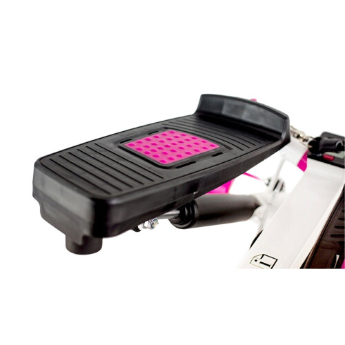 Stepper with Movable Arms and Ropes, Pink-White 2