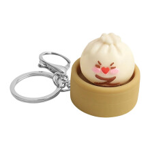Slow Rising Bun Portable Stress Keychain Desktop Toys For Kids Tactile Sensory Accessory