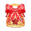Sacolas de Natal reutilizáveis com tema de Papai Noel, com zíper e 1