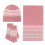 Set aus grob gestricktem Damenschal, Mütze und Touchscreen-Handschuhen 1