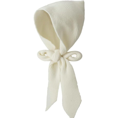 Conjunto feminino de gorro com capuz e cachecol em tricô, peça única.