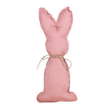 Ornement de Pâques en corde de tissu lapin 17 cm