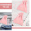 Pacote com 4 Sacolas de Presente Rosa de Flanela com Cordão 3