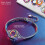 Pulsera Phoenix con cristales austriacos, ajustable. 2