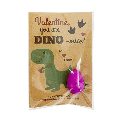 Ystävänpäivän dinosaurusmunakortti, yksittäinen 1