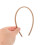 Conjunto de 3 faixas de cabelo trançadas para meninas, rosa 3