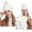 Damen-Wollmütze, Schal & Handschuhe Set 4