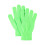 Mănuși termice tricotate unisex, verde fluorescent 2